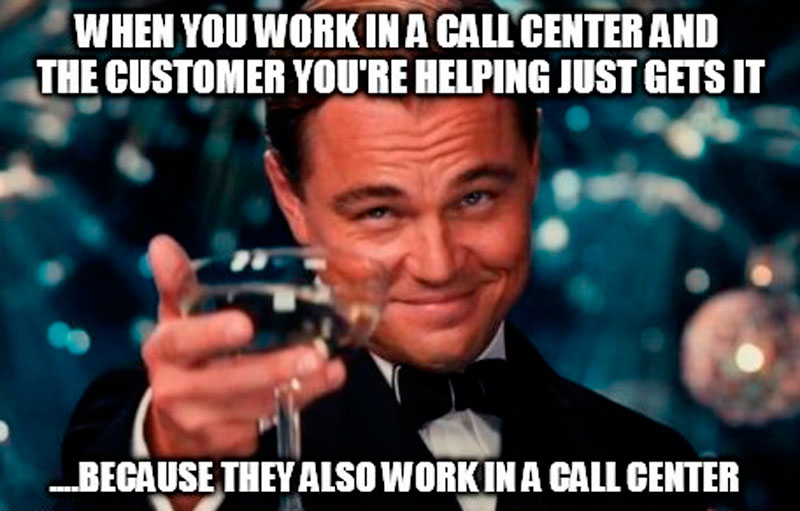 Contact center meme